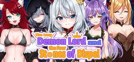 Game cover: The Lazy Demon Lord and the Four Stones of Dispel