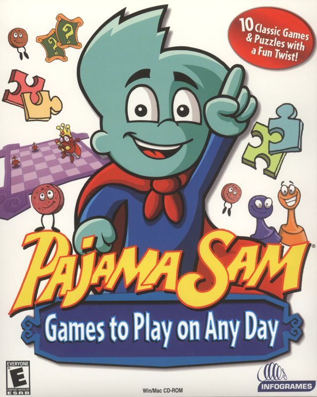 Game cover: Pajama Sam: Games to Play on Any Day