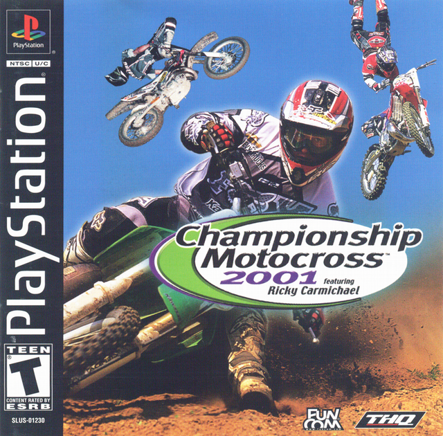 Game cover: Championship Motocross 2001 Featuring Ricky Carmichael