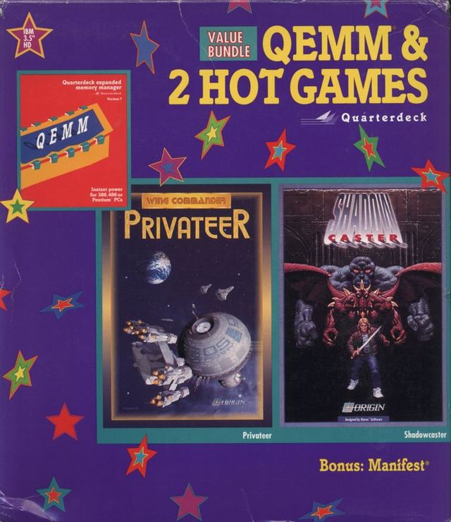 Game cover: QEMM & 2 Hot Games
