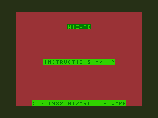 Game cover: Wizard