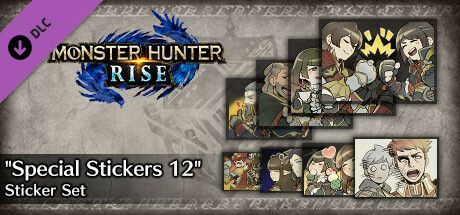Game cover: Monster Hunter: Rise - "Special Stickers 12" sticker set