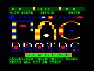 Game cover: Pac Droids