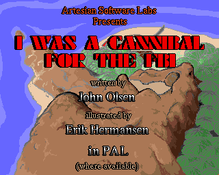 Game cover: I was a Cannibal for the FBI