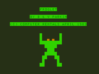 Game cover: Froglet
