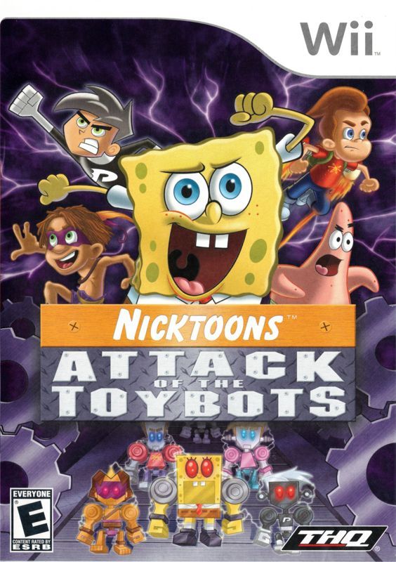 Game cover: Nicktoons: Attack of the Toybots