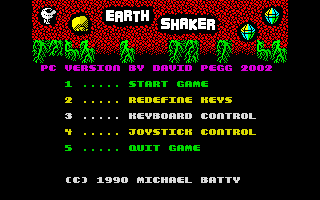 Game cover: Earth Shaker