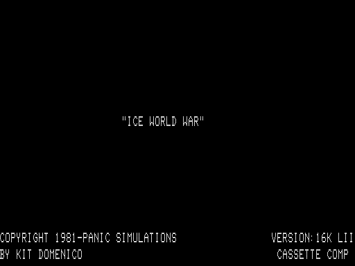 Game cover: Ice World War