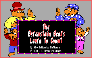 Game cover: The Berenstain Bears: Learn About Counting