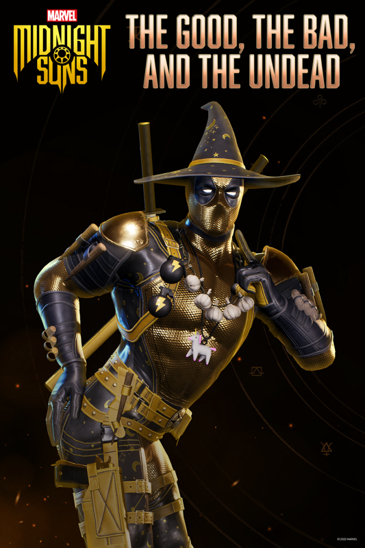 Game cover: Marvel Midnight Suns: The Good, the Bad, and the Undead