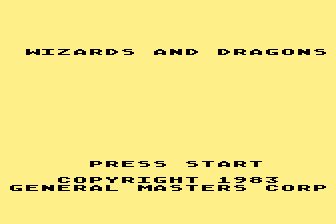 Game cover: Wizards & Dragons