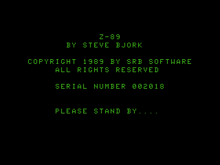 Game cover: Z-89