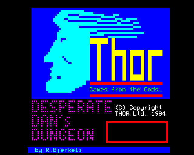 Game cover: Desperate Dan's Dungeon
