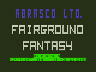 Game cover: Fairground Fantasy