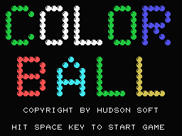 Game cover: Color Ball