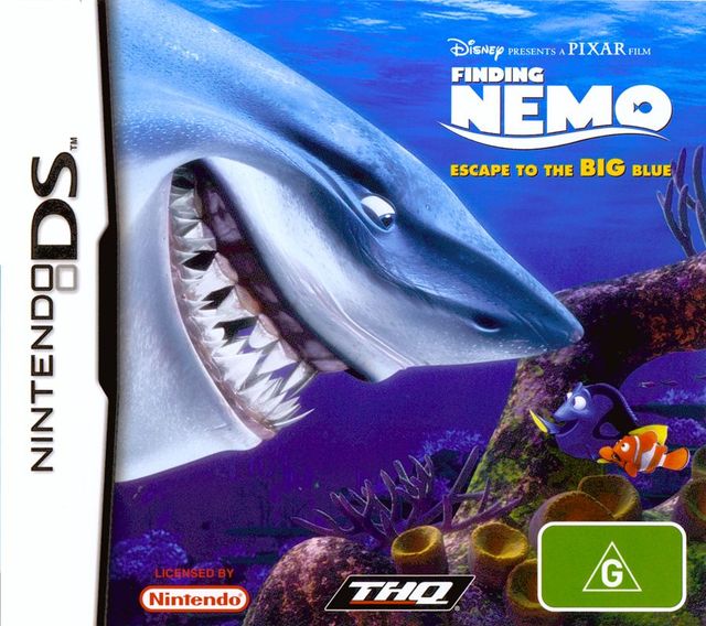Game cover: Finding Nemo: Escape to the Big Blue