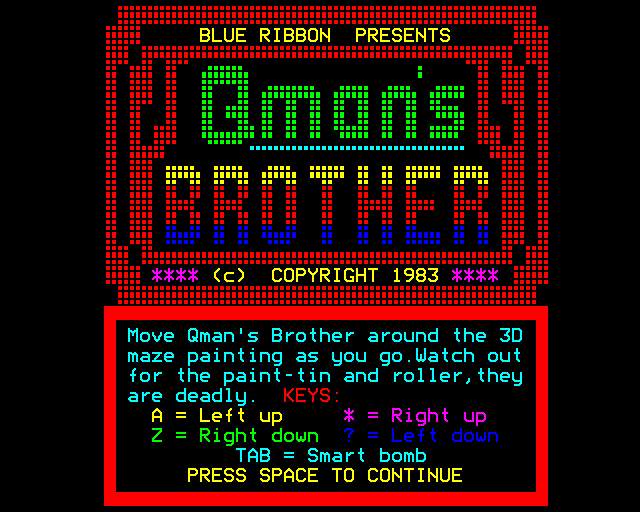 Game cover: Q-Man's Brother