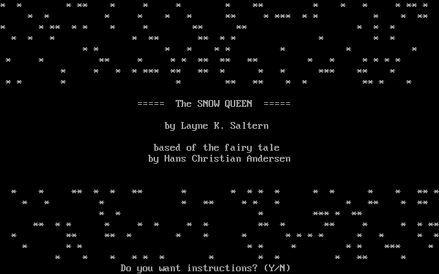 Game cover: The Snow Queen