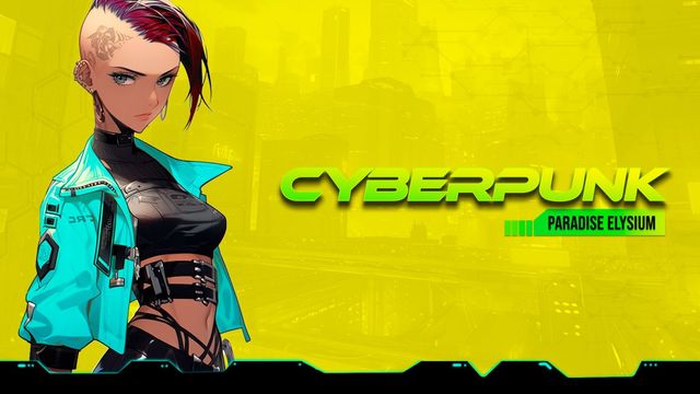 Game cover: Cyberpunk Paradise Elysium: The Visual Novel