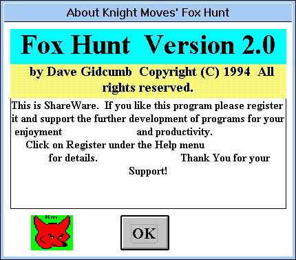 Game cover: Knight Moves' Fox Hunt
