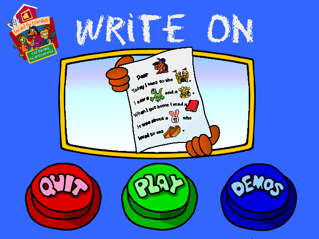 Game cover: Gus and the Cyberbuds: Software Schoolhouse - Write On