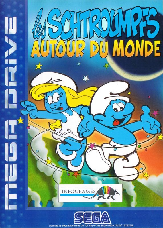 Game cover: The Smurfs Travel the World