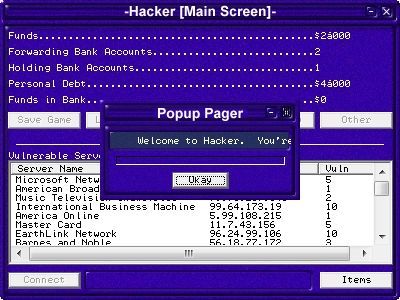 Game cover: Hacker