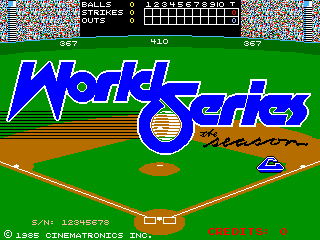 Game cover: World Series: The Season