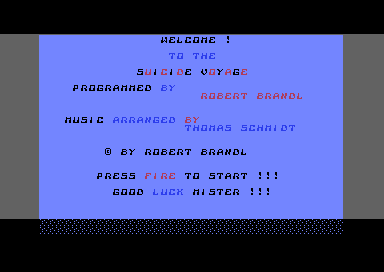 Game cover: Suicide Voyage