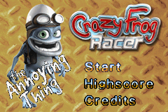 Game cover: Crazy Frog Racer