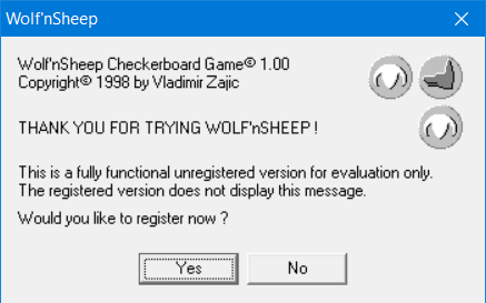Game cover: Wolf'nSheep Checkerboard Game
