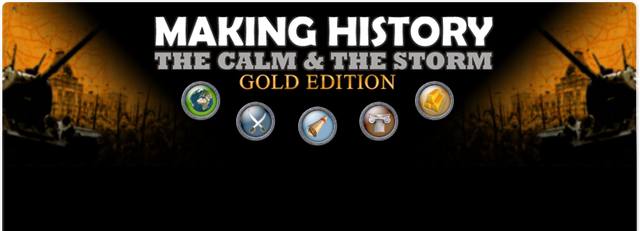 Game cover: Making History: The Calm & The Storm - Gold Edition