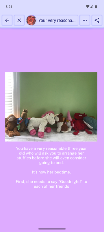 Game cover: Your very reasonable 3 year old
