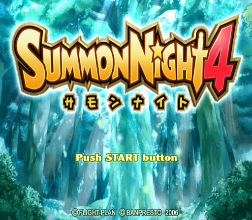 Game cover: Summon Night 4