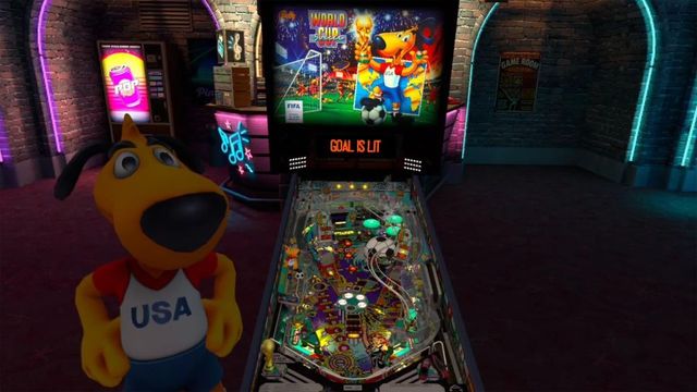 Game cover: Pinball FX VR: Williams Pinball - World Cup Soccer