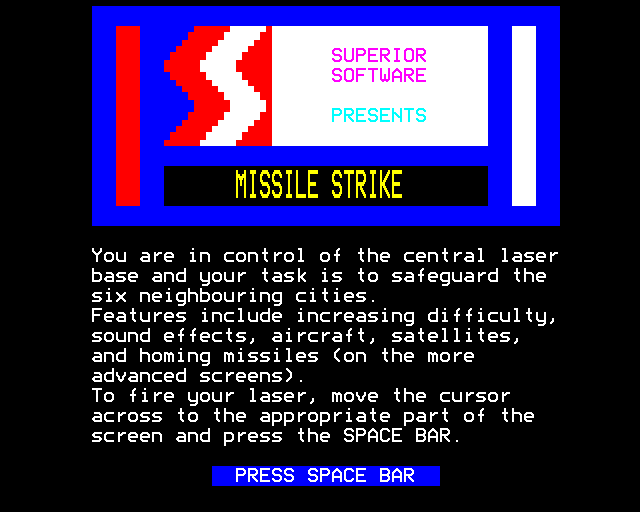 Game cover: Missile Strike