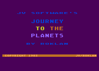 Game cover: Journey to the Planets