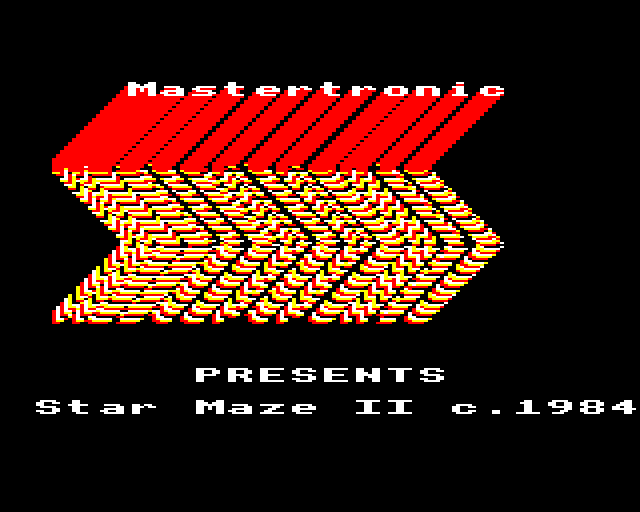 Game cover: Starmaze II
