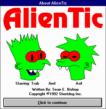 Game cover: AlienTic