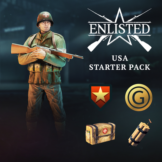Game cover: Enlisted: USA Starter Pack
