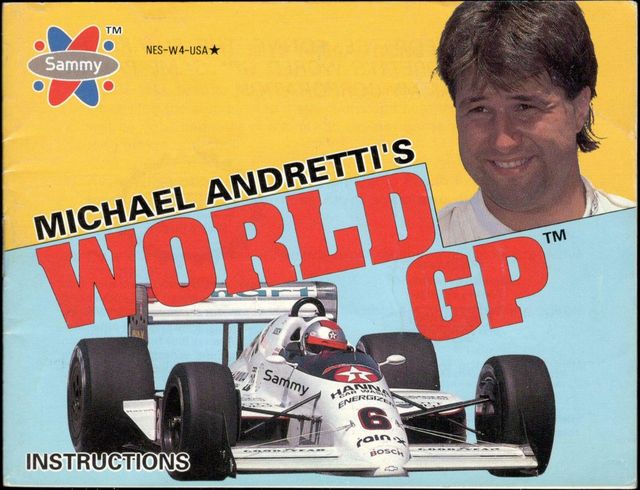 Game cover: Michael Andretti's World GP