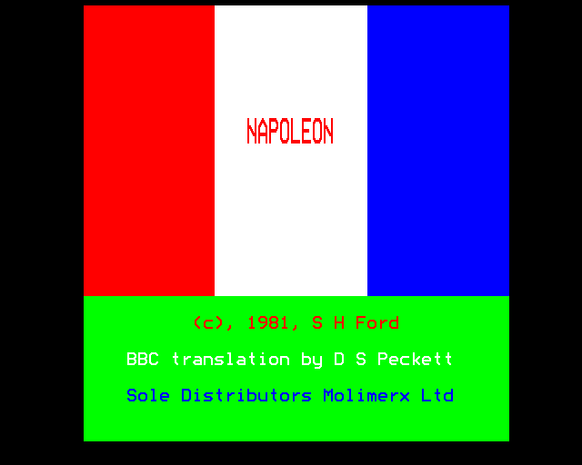Game cover: Napoleon