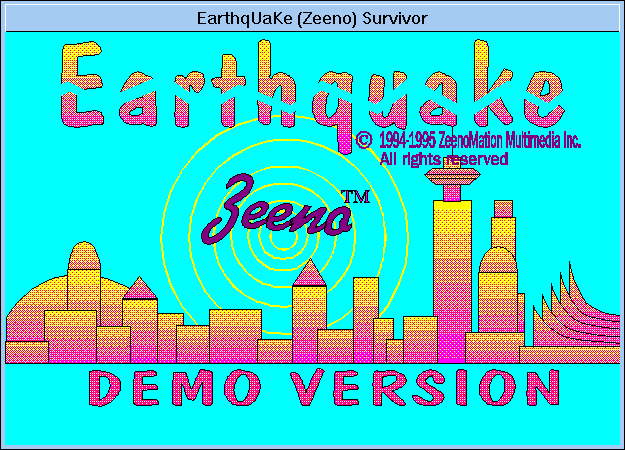 Game cover: Earthquake Zeeno