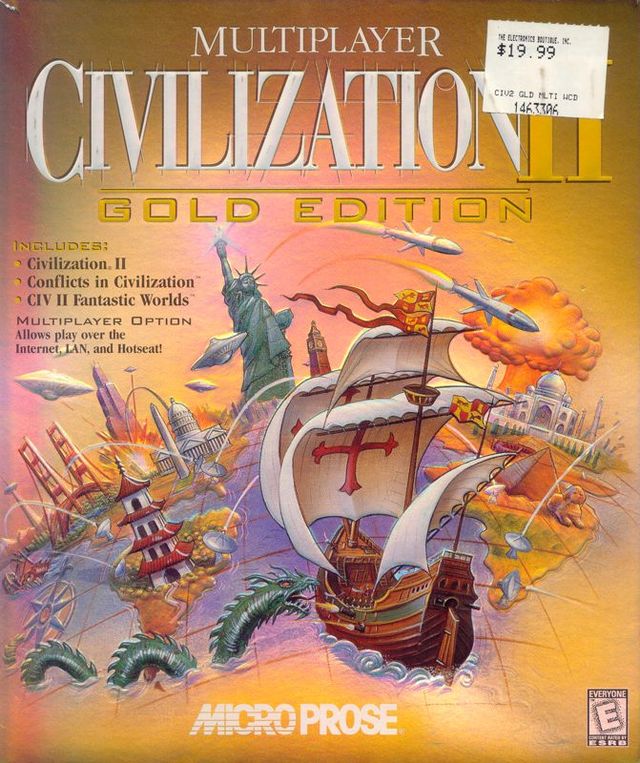 Game cover: Civilization II: Multiplayer Gold Edition