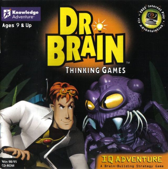 Game cover: Dr. Brain Thinking Games: IQ Adventure