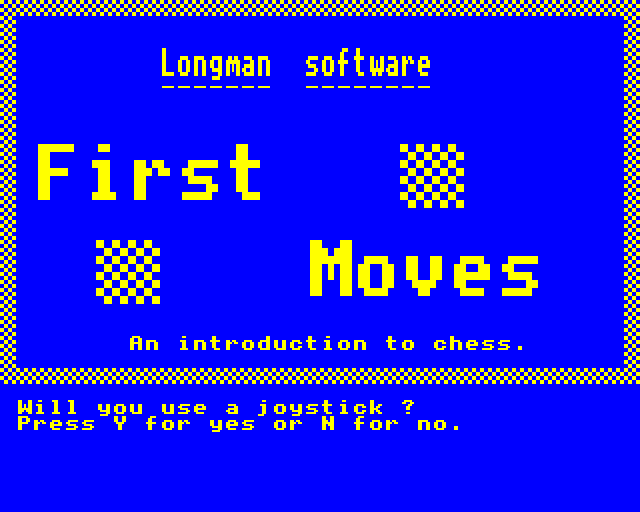 Game cover: First Moves