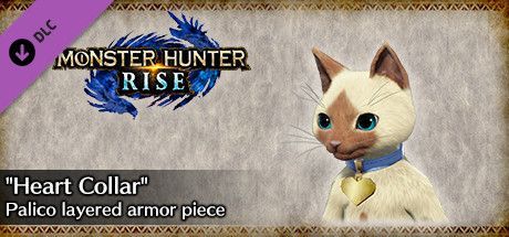 Game cover: Monster Hunter: Rise - "Heart Collar" Palico Layered Armor Piece