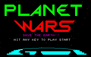 Game cover: Planet Wars