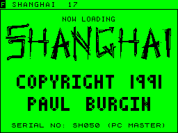 Game cover: Shanghai