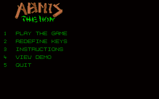 Game cover: Abmis the Lion
